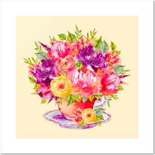 flowers art | valentine gift Posters and Art